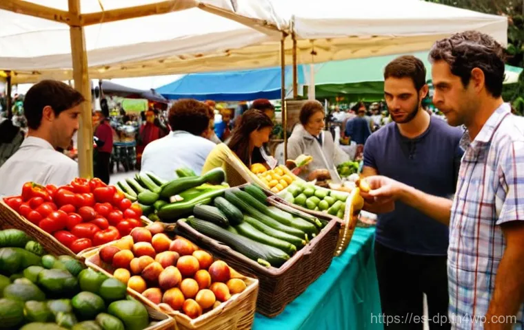 생태 지혜를 통한 식품 안전 관리 - **Prompt:** A vibrant, sun-drenched scene showcasing a Spanish permaculture farm. A person, dressed ...
