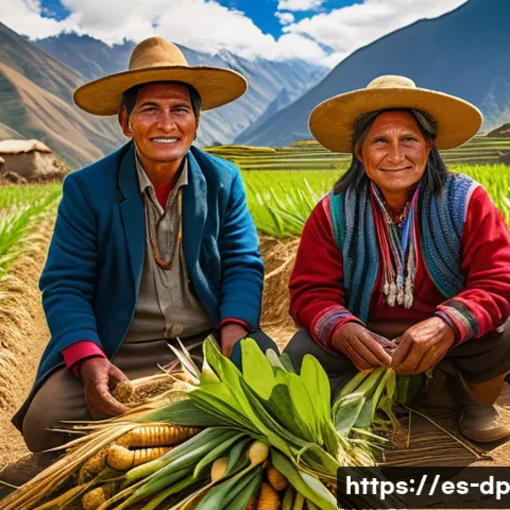 생태 지혜 생활의 문화적 맥락 - A vibrant Andean indigenous community engaged in traditional sustainable farming using the milpa