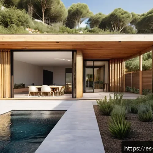 Home 31 생태 지혜와 에코 디자인 연결하기 - A modern sustainable urban building integrated harmoniously with its natural surroundings in a sunny...